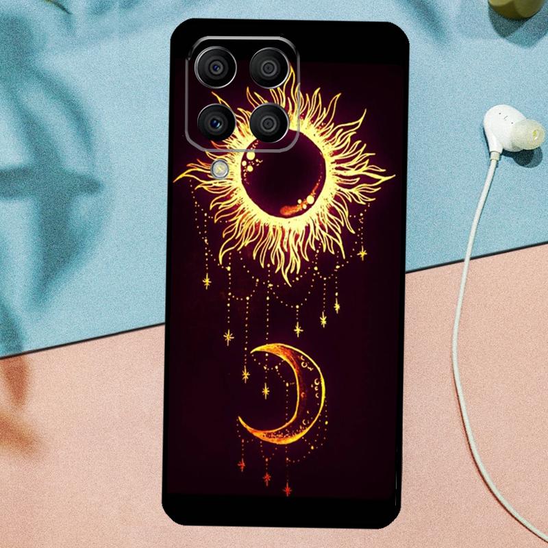 Vintage Moon and Sun Stars For Samsung Galaxy M14 M34 M54 M20 M06 M16 M12 M13 M15 M35 M55 M33 M53 M21 M31 M32 M52 Case