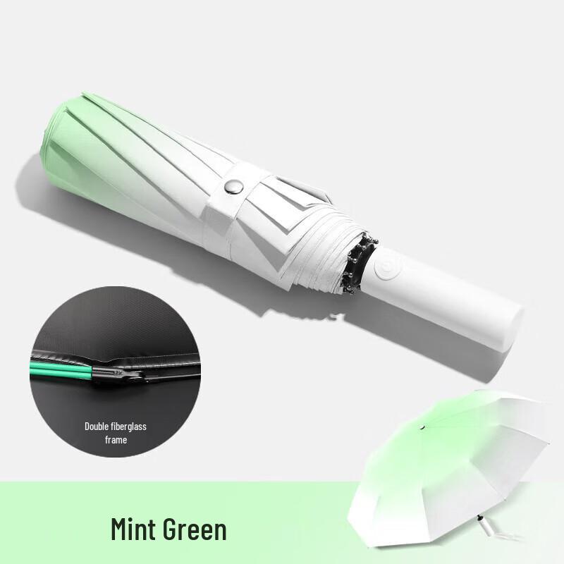 XuQing Automatic Three-Fold Gradient Sun/Rain Umbrella