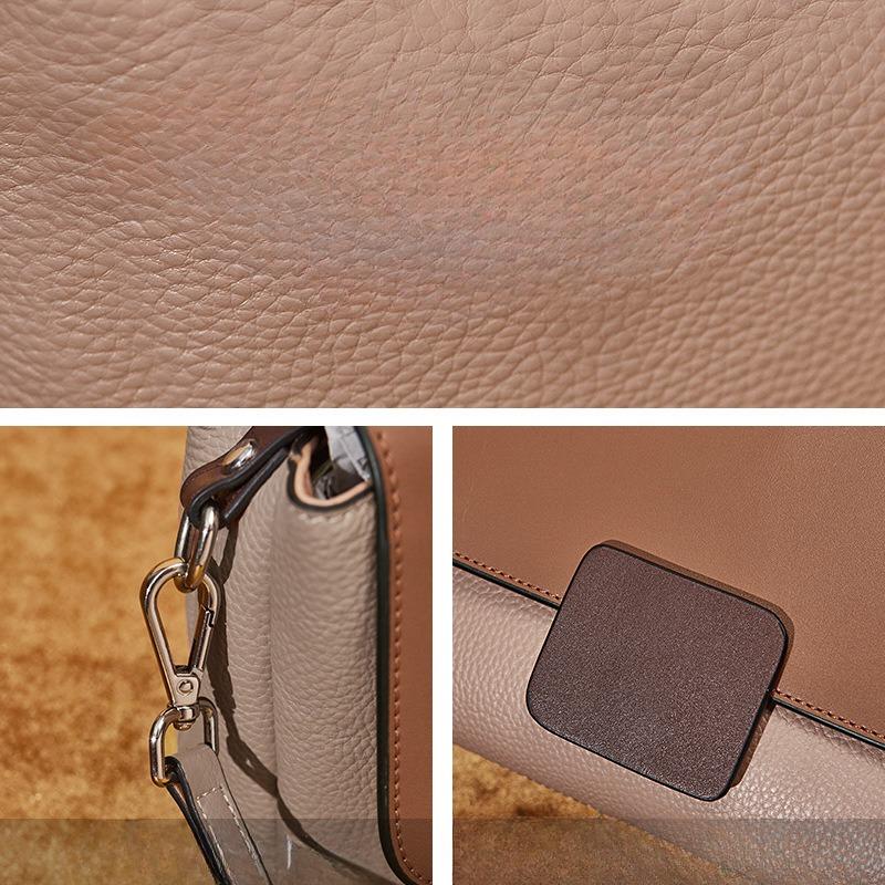 Genuine Leather Women's Handbag Fashion All-in-one Crossbody Handbag Cowhide