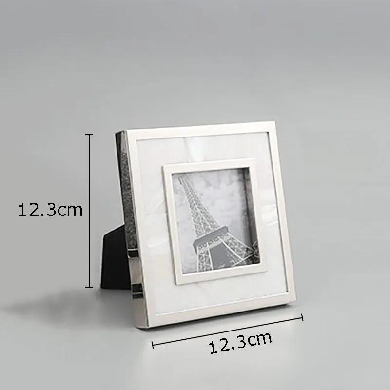 

Creative Shell Photo Frame Gold/silver Frames for Pictures Desk Decoration Figure Portrait Framed Ornaments Aesthetic Room Decor