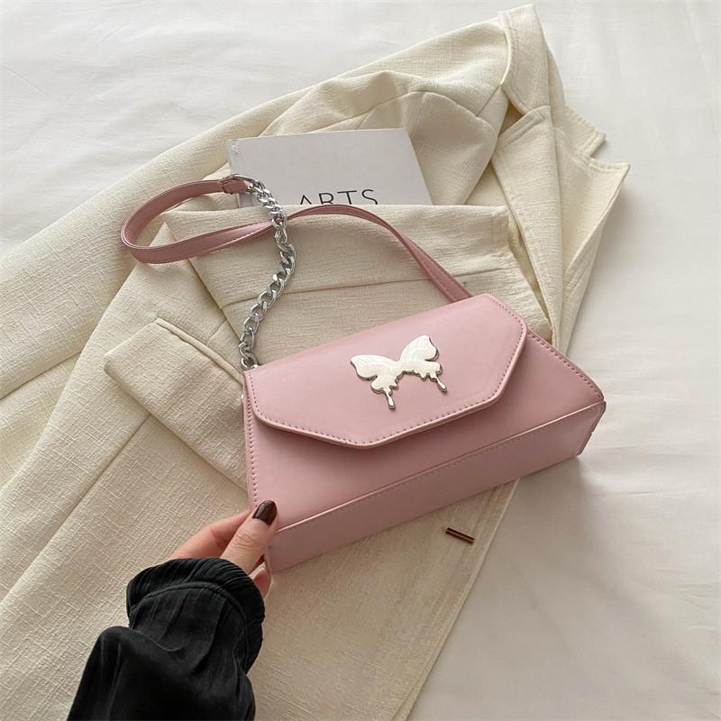 

Fashionable Women s Medium Size Square Handbag 2024 Soft Pu Versatile Tote Bag рожевий