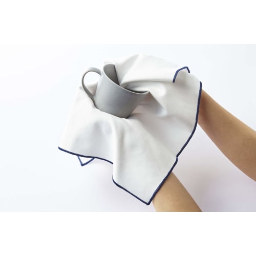 KB Seiren Soft Dish Cloth, White, 39 x 39 cm, Cleaning God S081