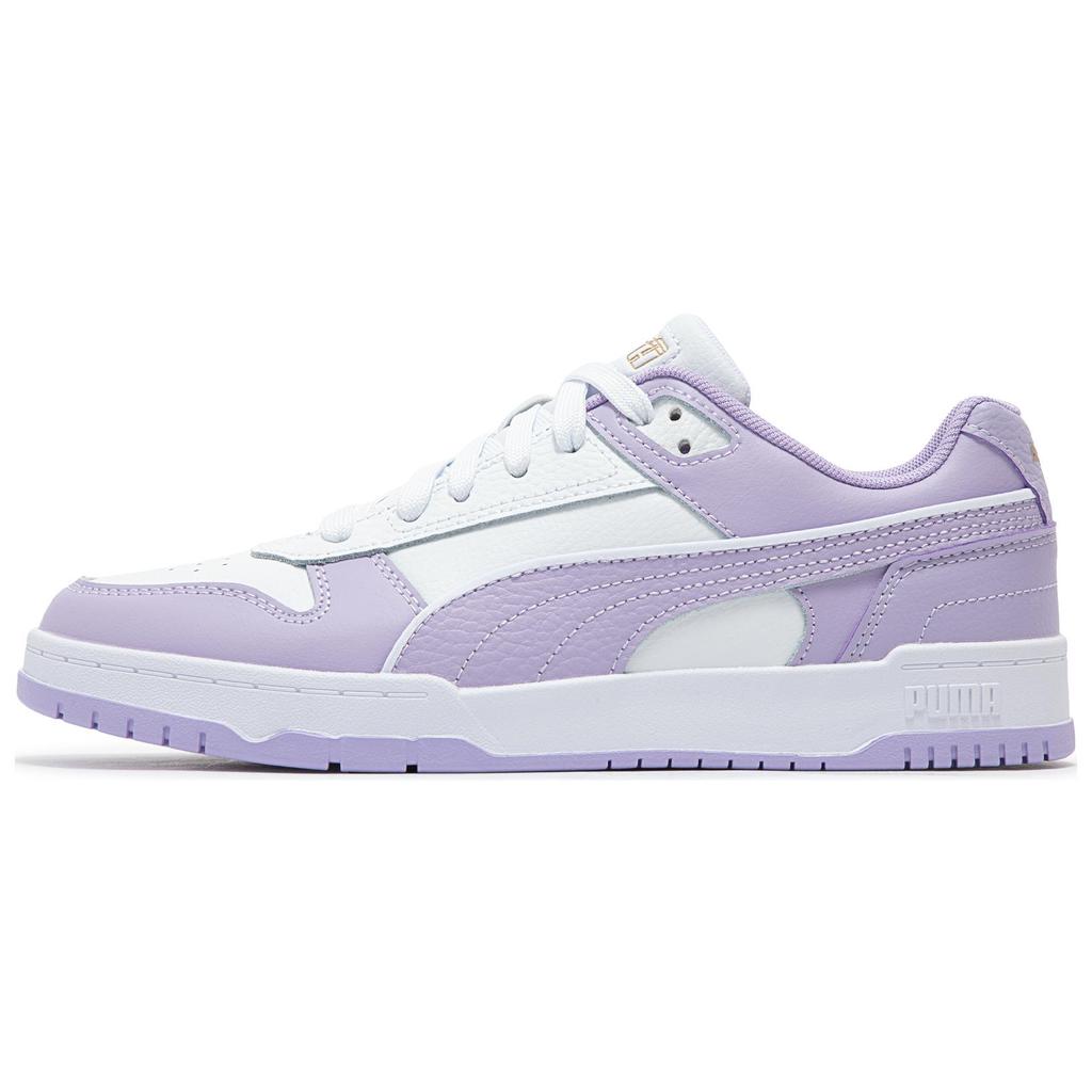 Puma Retro Comfortable Low-Top Sneakers Women Sneakers White Purple 386373-41