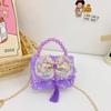 Girl Enchanting Cartoon Handbag With Pearl Accents Bright Colors For Everyday Fashion