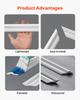 Wall Molding 6 Pack, Wainscoting Panels Kit, Lightweight Paintable Polystyrene, Easy To Install, Waterproof Accent Wall Trim for Interior Décor Living