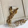 [Pre-Owned] Gucci Horsebit 1955 Wallet With Chain 'Beige/Ebony/White' - Very Good #1HI24IQ