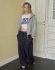 INSEOWL Easy Cuff Pants _ Navy