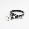 Belt Star Rhinestone Womens Casual Versatile Jeans Small Belt Leather Imitation