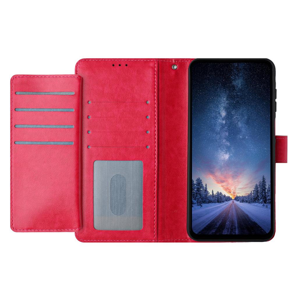 For iPhone 17 Pro Max Wallet Phone Case Stand PU Leather Folio Flip Cover with 8 Card Slot