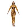 Autumn Supply Women's Tight One-Piece Clothing Mechanical Armor Digital Printing Party Play Clothing