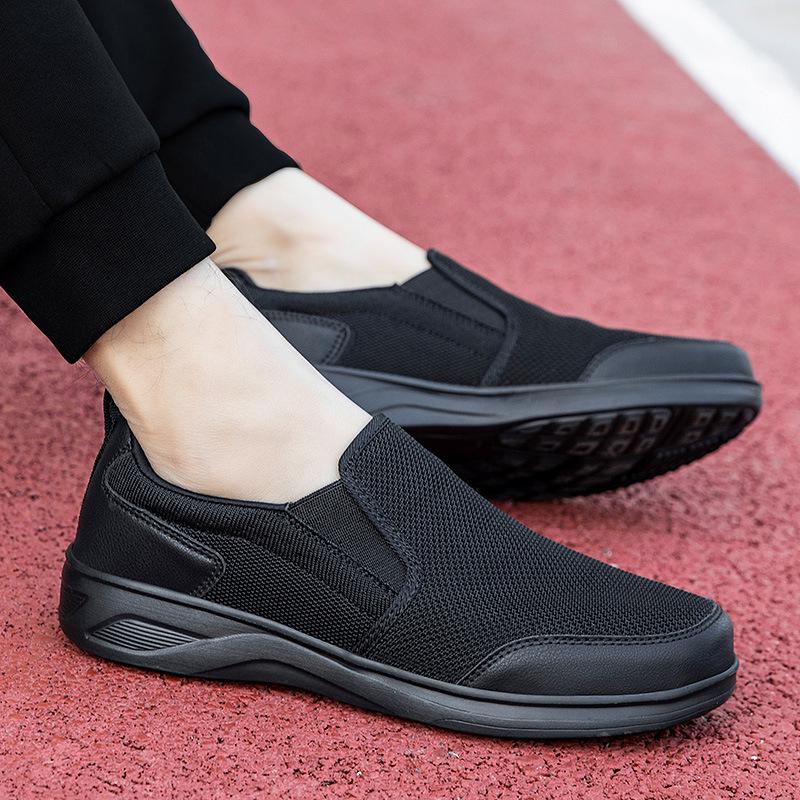 Zhang Kaili Men s Spring Slip-on Comfortable Non-slip Elderly Walking Shoes 39