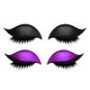 2 Pairs Lazy Eye Shadow Eyelash Patch 2-in-1 Eyeshadow Eyelashes Makeup Stickers Reusable Eye Makeup Stickers with False Lashes Shadow