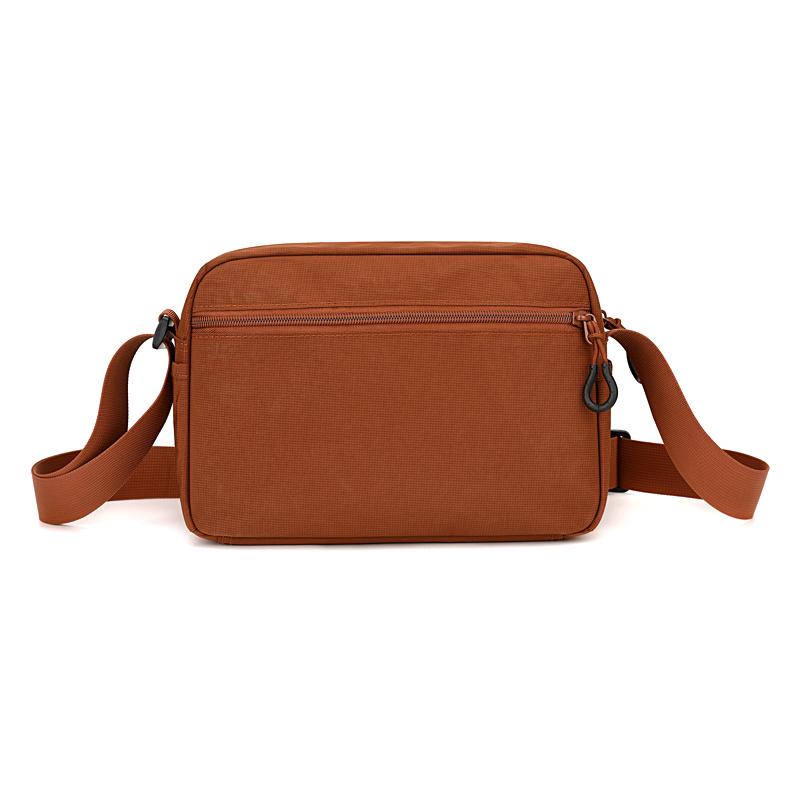 Sac bandoulière léger en nylon pour hommes femmes Sac messager décontracté à bandoulière avec poches zippées