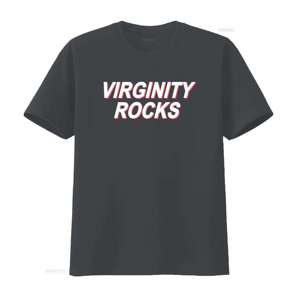 Danny Duncan Jungfräulichkeit Rockt Baumwolle Herren Medium Blau T-Shirt vintage gewaschen Mode Oberteil für den Alltag Weich Streetwear