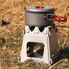 Portable Folding Cooking Stove High-Temp Resistant Barbecue Stove Picnic Stove  Camping Travel