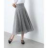 JILL by JILL STUART Skirt [Pre-order: Arrives mid- to late March] Women's Fukure Check Series Skirt, 125-3120021, Black