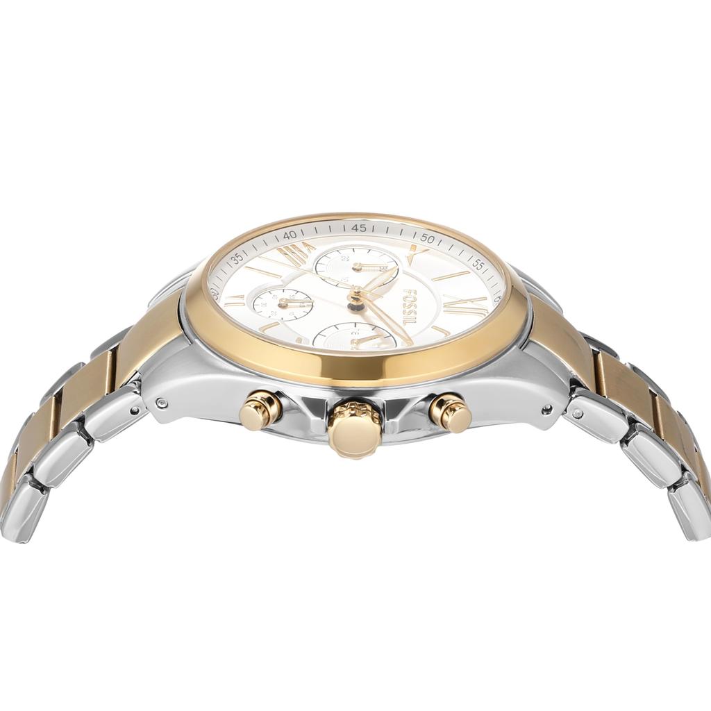 MODERN COURIER Stainless Steel Chronograph Watch Two-Tone
