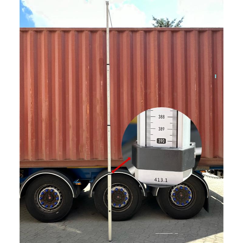 Telescopic Staff / Ruler with 5M Survgeo Boom