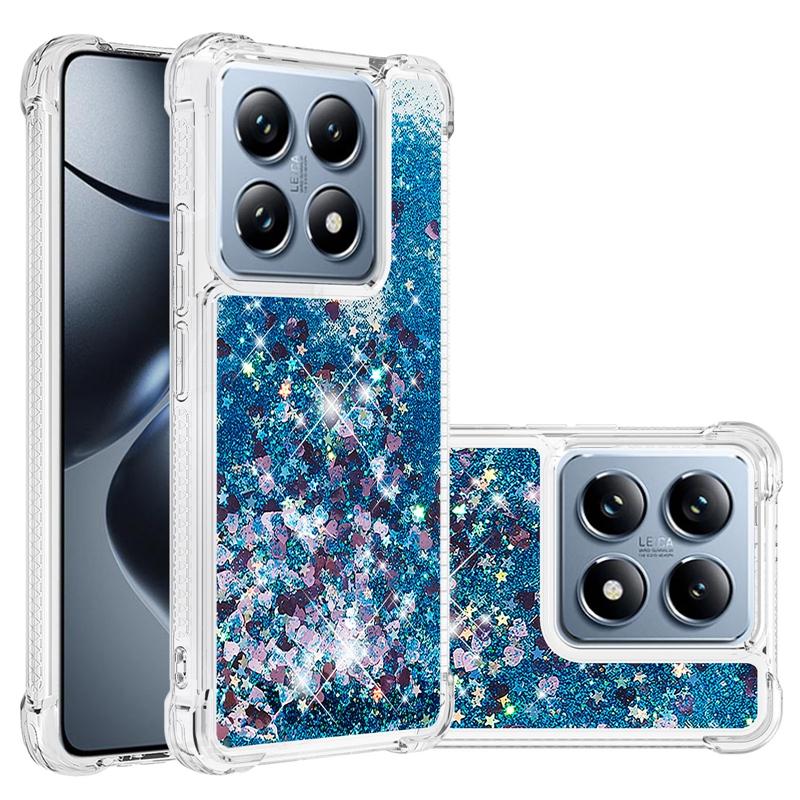 Coque 14T Pro sur Pour Fundas Xiaomi 14T Pro Coque Paillettes Bling Dynamique Liquide Pour Xiomi Xiaomi14T 14TPro Étuis de Téléphone Fundas