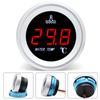 52mm Water Temperature Gauge+1/8NPT Sensor Fuel Level Oil Pressure Gauge Voltmeter Universal for Marine Boat Car Truck 12V/24V