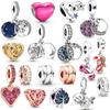 2pcs /Lot 45 Styles "Tree "Moon Star River Two In One Charms Beads Fit Original Diy Brand Bracelet Necklaces For Women Jewelry