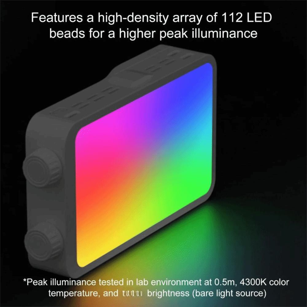 40W Power Handheld Fill Light With Fan Camera Top Light Portable Selfie Lamp  Selfie Lighting