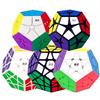 QiYi Qiheng 2x2 3x3 Megaminx Magic Cube Stickerless / Black Stickers Speed Cube Educational Baby Kids Puzzle Toys Gift