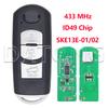 Datong ID49 Chip SKE13D-01/02 315MHz SKE13E-01/02 433MHz Car Remote Key Fob For Mazda Atenza 2 CX- 3 CX-5 MX-5 6 CX-9 AXELA