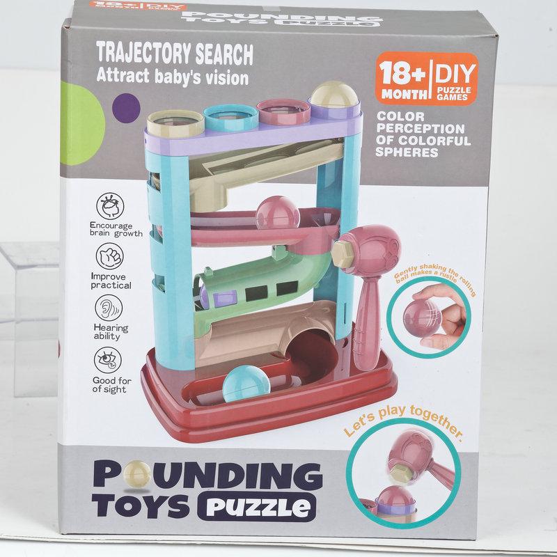 

Cross-Color Track Ball Platform: Early Education Puzzle for Fun & Learning - Ideal Toy for Three-Year-Olds