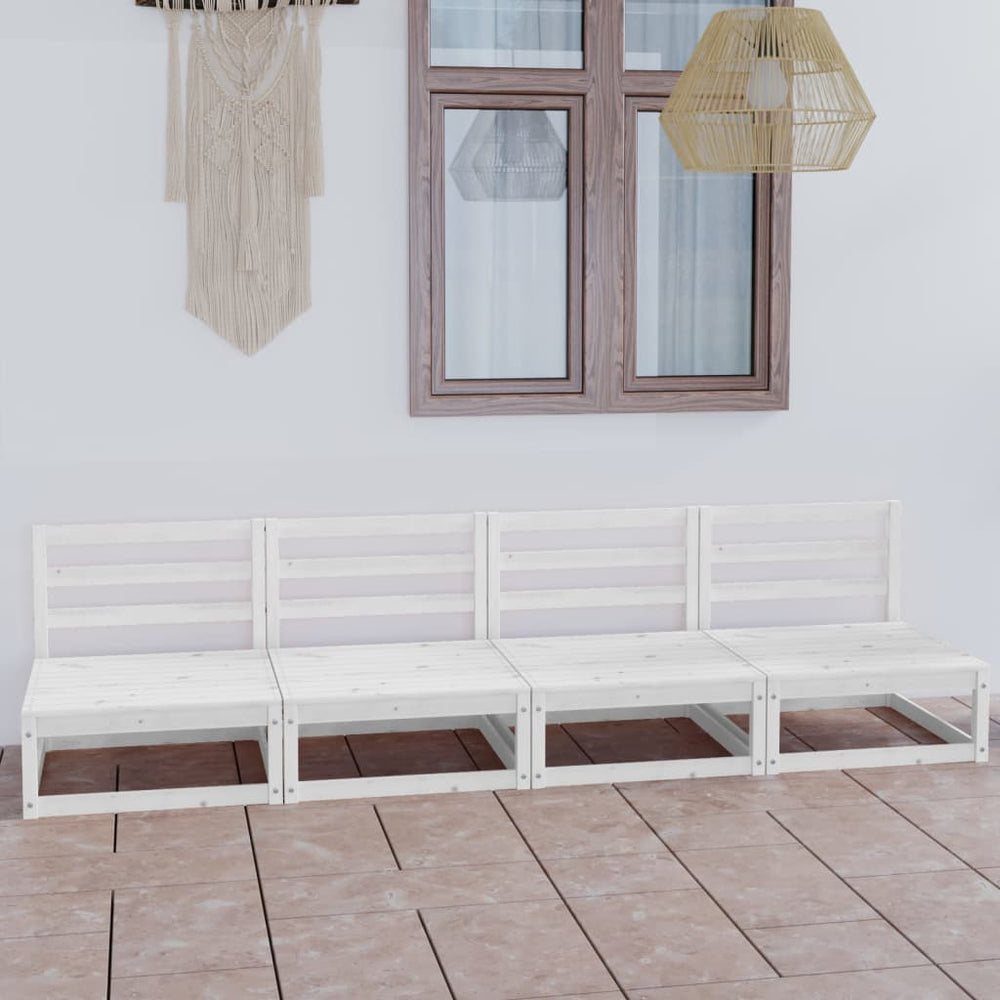 4-seater Garden Sofa  Solid Pine Wood