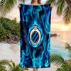 Club Brugge FC Print Quick Dry Beach Towel Microfiber Absorbent Portable Travel Swimming Towel