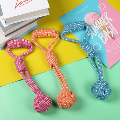 Dog Toys Dog Bite Rope Grinding Teeth Rope Knot Toys Shiba Inu Teddy Puppies Small and Medium Dogs Boredom Relief Toys