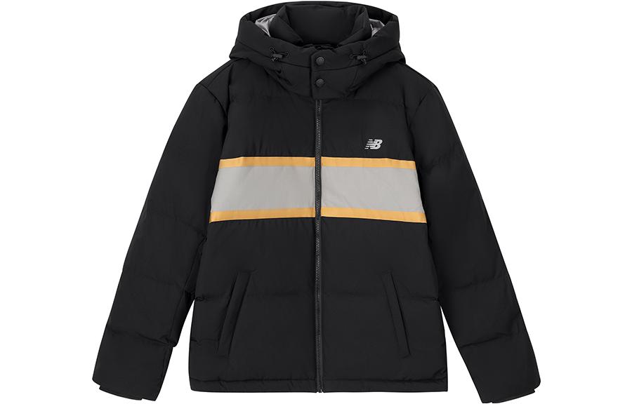 New Balance Down Jackets Men s Black Hooded Moderate Other AMJ33341-BK XL
