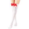 Women's Bowknot Christmas Stocking Pom-pom Socks Over-the-knee Socks