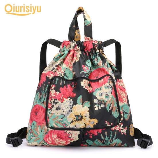 Buy Foldable Flower Print Nylon 
