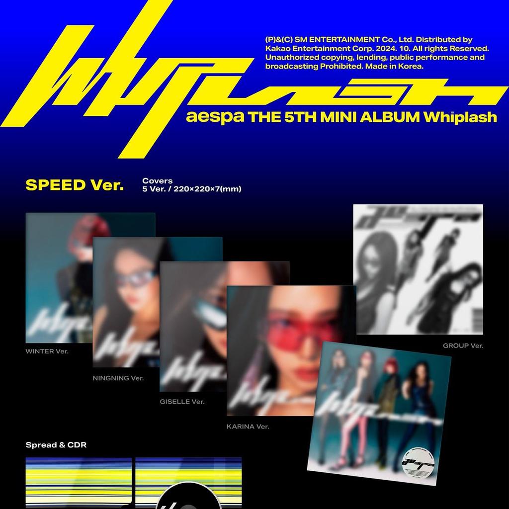 aespa [WHIPLASH] 5. minialbum, Speed-versjon