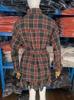 Completo Gonna a Quadri da Donna 2025: Set Camicia con Revers Casual e Gonna Pieghettata con Laccio