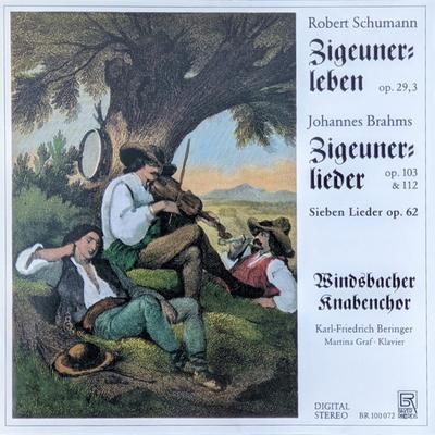 CD ROBERT SCHUMANN / JOHANNES BRAHMS / - Zigeunerleben Op. 29, 3 / Zigeunerl BR100072 Bayer Records 1989 Germany Classical Used