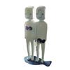 Novelty Table Lamp USB Funny Resin Human Body Desk Lamp Fun Reading Lamp for Living Room Bedroom Study Desk Home