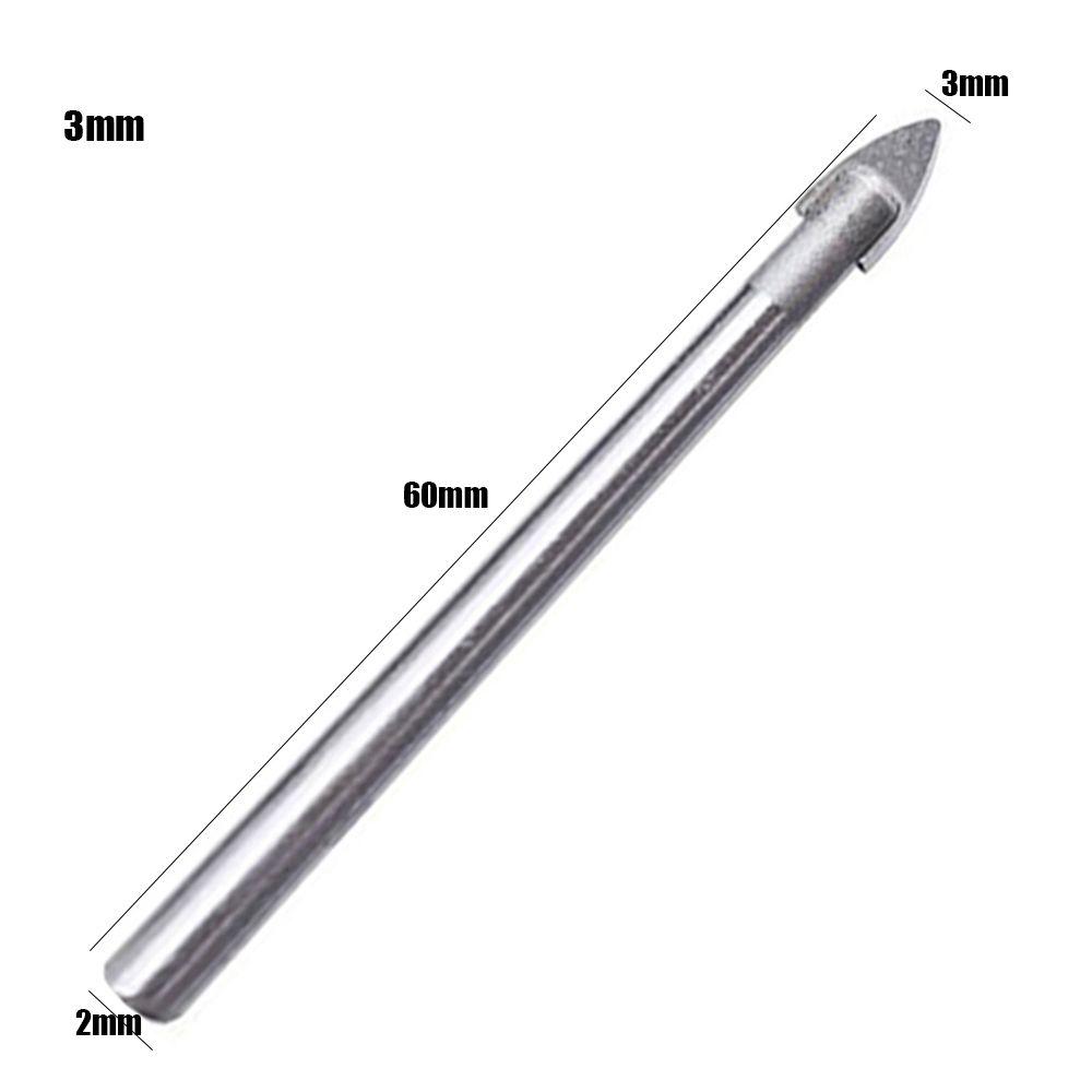 Color Tungsten Carbide Tip 3-16mm Triangle Drills Glass Drill Bit Power Tool Accessories Cut Tools