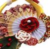 Osaka Choseido New Decoration for the Shimenawa Modern and Stylish Shimekazari Wreath with Approximately 38cm Layered Plum Blossom Beckoning Cat