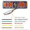 12V 24V LED Truck Tail Light High Brightness Rear Lamp Mulfunctions Reversing Lighting Brake Stop Lamp Lights For Trailer Car
