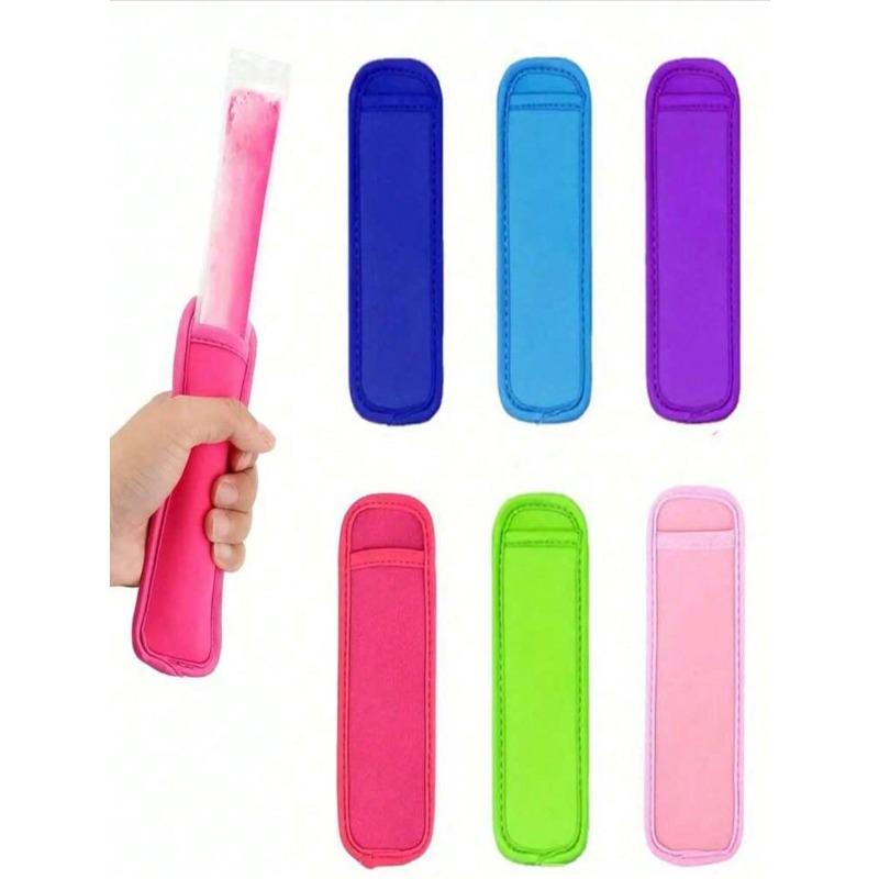 Freezer Pop Holders, Reusable & Washable Freezer Pops Protector Bags,Insulated Sleeves For Ice Lolly, Popsicle Holders