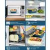 Simpatica scatola per il pranzo per bambini scomparti Microwae Bento Lunchbox Bambini Kid Scuola campeggio esterno Picnic Contenitore per alimenti portatile