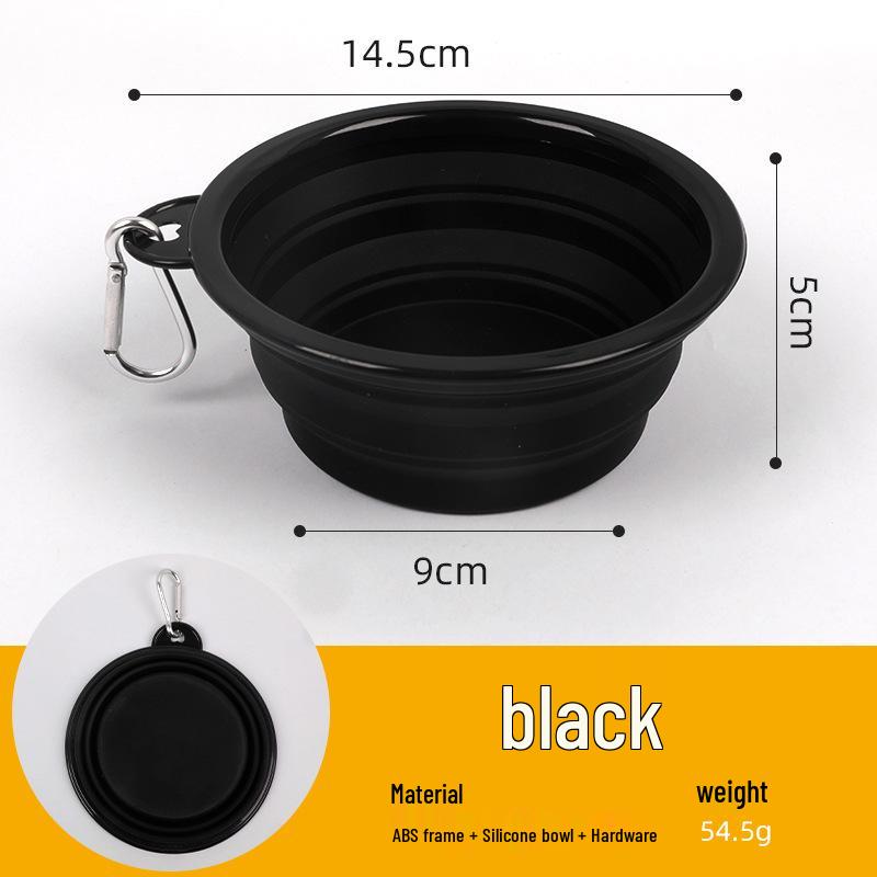 Foldable Custom Silicone Pet Bowl: Slow Feeder & Portable Water Dish for Dogs & Cats