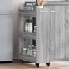 Vidaxl Mobile Cabinet, Sonoma Grey Oak, 60X22X79 Cm