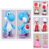 Super Mario Bros Luigi Bowser Princess Peach Plastic Character Figures For Desktop Decor And Gaming Fans