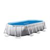 Bâche à bulles pour piscine ovale intex utf00148 - 4,00m x 2,00m - bleu - 120 microns
