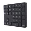 Bluetooth Numeric Keypad, 2.4G Wireless Numeric Keypad, USB C Rechargeable External 35-Key Numeric Keypad, Financial Data Entry Keyboard (Black)