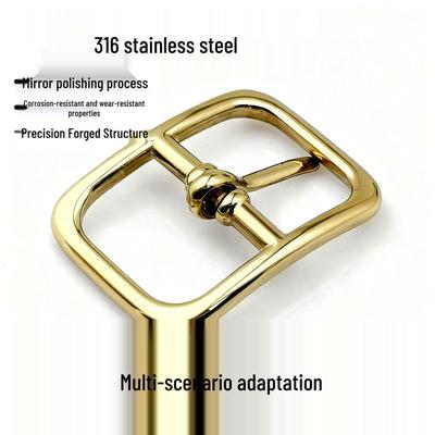 Stainless Steel Rectangle Buckle for Handbags, Belts, Bags, Shoes, and Clothing Adjustments
